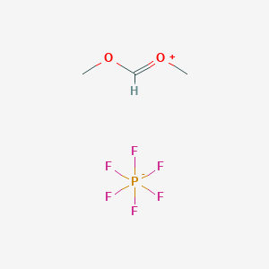 molecular formula C3H7F6O2P B1614565 Dimethoxymethylium hexafluorophosphate CAS No. 50318-32-6