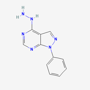 (1-Phenyl-1H-pyrazolo[3,4-d]pyrimidin-4-yl)-hydrazine