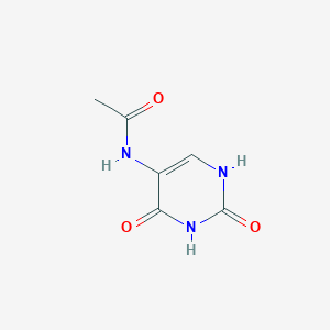 molecular formula C6H7N3O3 B1614574 N-(2,4-dioxo-1H-pyrimidin-5-yl)acetamide CAS No. 40769-79-7