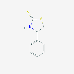 molecular formula C9H9NS2 B161458 4-Phenyl-1,3-thiazolidine-2-thione CAS No. 1908-90-3