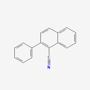 molecular formula C17H11N B1614583 2-Phenylnaphthalene-1-carbonitrile CAS No. 66252-12-8