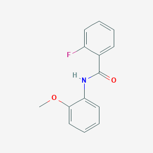 molecular formula C14H12FNO2 B1614589 2-fluoro-N-(2-methoxyphenyl)benzamide CAS No. 669-41-0