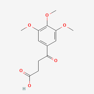 molecular formula C13H16O6 B1614606 4-Oxo-4-(3,4,5-trimethoxyphenyl)butanoic acid CAS No. 5101-00-8