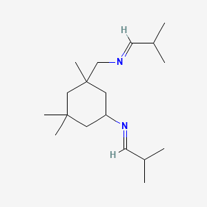 Cyclohexanemethanamine, 1,3,3-trimethyl-N-(2-methylpropylidene)-5-[(2-methylpropylidene)amino]-