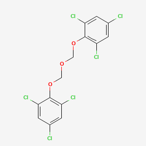 Benzene, 1,1'-[oxybis(methyleneoxy)]bis[2,4,6-trichloro-