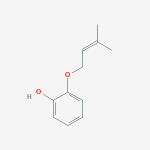 molecular formula C11H14O2 B161463 2-(3-Methylbut-2-enyloxy)phenol CAS No. 132277-33-9