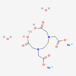 molecular formula C10H18CuN2Na2O10 B1614634 Edta disodium cupric salt CAS No. 61916-40-3