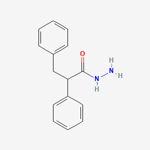 molecular formula C15H16N2O B1614636 alpha-Phenylhydrocinnamic acid hydrazide CAS No. 58973-42-5