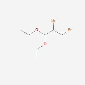 molecular formula C7H14Br2O2 B161464 2,3-Dibromo-1,1-diethoxypropane CAS No. 10160-86-8