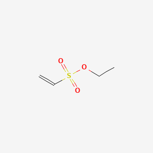 molecular formula C4H8O3S B1614654 ETHENESULFONIC ACID ETHYL ESTER CAS No. 4058-26-8