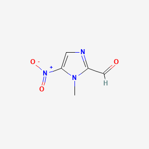 molecular formula C5H5N3O3 B1614655 1-Methyl-5-nitro-1H-imidazole-2-carbaldehyde CAS No. 4750-57-6