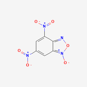 molecular formula C6H2N4O6 B1614656 4,6-Dinitrobenzofuroxane CAS No. 5128-28-9