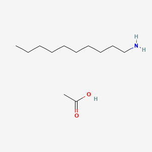 molecular formula C12H27NO2 B1614662 Decylamine, acetate CAS No. 2016-38-8