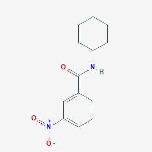 molecular formula C13H16N2O3 B1614668 N-cyclohexyl-3-nitrobenzamide CAS No. 2702-32-1
