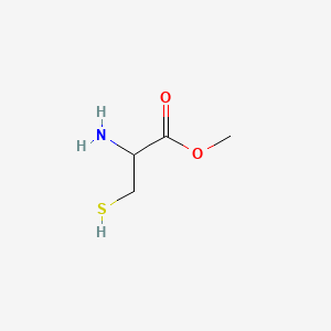 molecular formula C4H9NO2S B1614675 Methyl 2-amino-3-sulfanylpropanoate CAS No. 44641-43-2