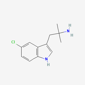 1-(5-chloro-1H-indol-3-yl)-2-methylpropan-2-amine