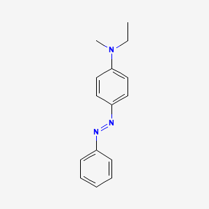 molecular formula C15H17N3 B1614684 4-Ethylmethylaminoazobenzene CAS No. 2058-66-4