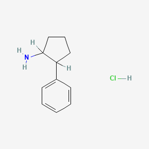 molecular formula C11H16ClN B1614702 Cypenamine hydrochloride CAS No. 5588-23-8