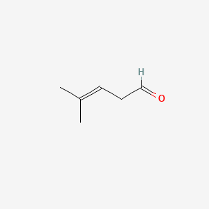 molecular formula C6H10O B1614703 4-methylpent-3-enal CAS No. 5362-50-5