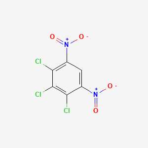 molecular formula C6HCl3N2O4 B1614706 1,2,3-Trichloro-4,6-dinitrobenzene CAS No. 6379-46-0