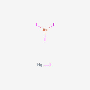 molecular formula AsHgI4 B1614712 Iodomercury;triiodoarsane CAS No. 8012-54-2
