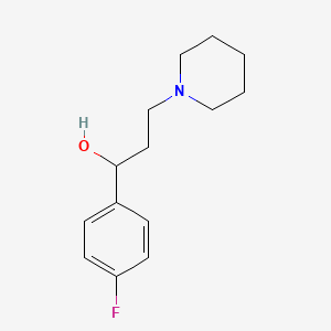 1-Piperidinepropanol, alpha-(p-fluorophenyl)-
