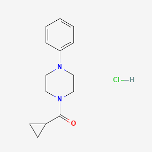 1-Cyclopropylcarbonyl-4-phenylpiperazine hydrochloride