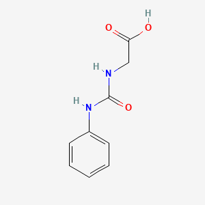 molecular formula C9H10N2O3 B1614742 [(Anilinocarbonyl)amino]acetic acid CAS No. 3016-39-5