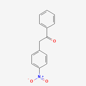 molecular formula C14H11NO3 B1614743 2-(4-Nitrophenyl)-1-phenylethanone CAS No. 3769-82-2
