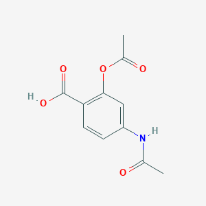 4-Acetamido-2-acetyloxybenzoic acid