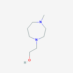 molecular formula C8H18N2O B1614751 1-(2-Hydroxyethyl)-4-methyl-[1,4]diazepane CAS No. 59039-64-4