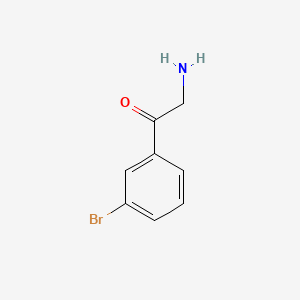 molecular formula C8H8BrNO B1614767 2-Amino-1-(3-bromophenyl)ethanone CAS No. 491837-88-8
