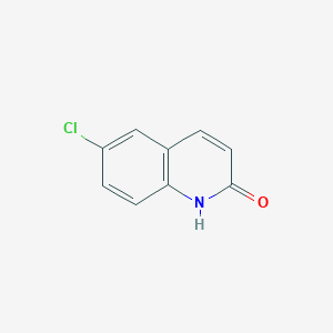 molecular formula C9H6ClNO B161477 6-Chloro-2-hydroxyquinoline CAS No. 1810-67-9
