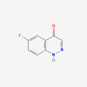 molecular formula C8H5FN2O B1614773 6-fluorocinnolin-4-ol CAS No. 876-90-4