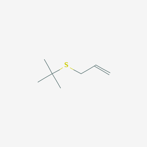 molecular formula C7H14S B1614813 5,5-Dimethyl-4-thia-1-hexene CAS No. 37850-75-2