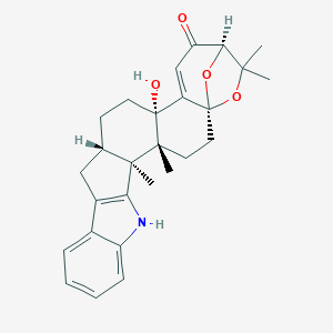 molecular formula C27H31NO4 B161483 14α-Hydroxy Paspalinine CAS No. 63722-91-8