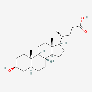 molecular formula C24H40O3 B1614840 Isoallolithocholic Acid CAS No. 2276-93-9