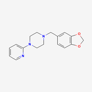 1-(3,4-Methylenedioxybenzyl)-4-(2-pyridyl)piperazine