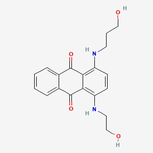1-((2-Hydroxyethyl)amino)-4-((3-hydroxypropyl)amino)anthracene-9,10-dione