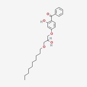 2-Hydroxy-4-(2-hydroxy-3-decyloxypropoxy)benzophenone