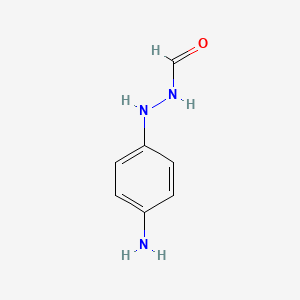 Hydrazinecarboxaldehyde, 2-(4-aminophenyl)-