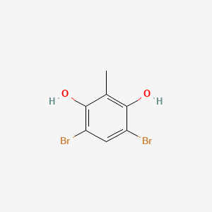 molecular formula C7H6Br2O2 B1614877 4,6-Dibromo-2-methylresorcinol CAS No. 63992-60-9