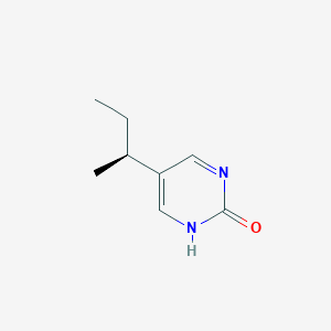 molecular formula C8H12N2O B161488 (S)-5-(sec-Butyl)pyrimidin-2(1H)-one CAS No. 127473-64-7