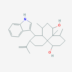 molecular formula C28H39NO2 B161489 Monohydroxyisoaflavinine CAS No. 116865-09-9