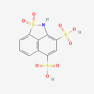 2H-Naphth[1,8-cd]isothiazole-3,5-disulfonic acid, 1,1-dioxide