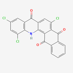 molecular formula C21H8Cl3NO3 B1614907 Ponsol Red Violet 2RNX CAS No. 6373-31-5
