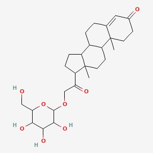molecular formula C27H40O8 B1614913 Desoxycorticosterone glucoside CAS No. 4319-56-6