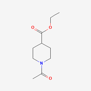 molecular formula C10H17NO3 B1614917 Ethyl 1-acetylpiperidine-4-carboxylate CAS No. 69001-10-1