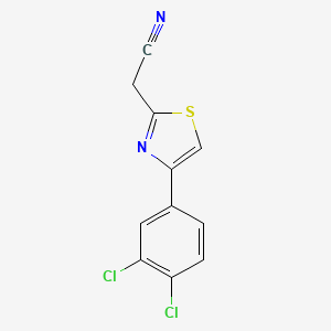 2-[4-(3,4-Dichlorophenyl)-1,3-thiazol-2-yl]acetonitrile