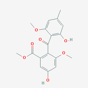 molecular formula C18H18O7 B161492 Monomethylsulochrin 